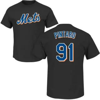 Men's New York Mets Jonathan Pintaro Black Roster T-Shirt