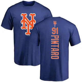Men's New York Mets Jonathan Pintaro Royal Backer T-Shirt