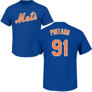 Men's New York Mets Jonathan Pintaro Royal Roster T-Shirt