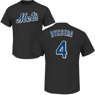 Men's New York Mets Lenny Dykstra Black Roster T-Shirt