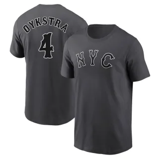 Men's New York Mets Lenny Dykstra Graphite 2024 City Connect Fuse T-Shirt