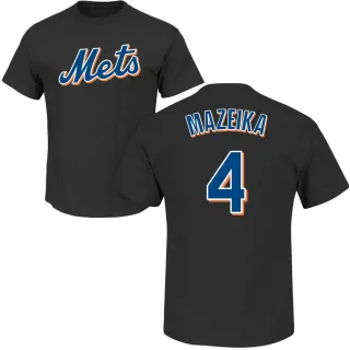 Men's New York Mets Patrick Mazeika Black Roster T-Shirt