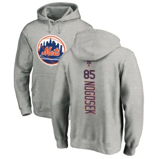 Men's New York Mets Stephen Nogosek Ash Backer Pullover Hoodie