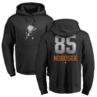 Men's New York Mets Stephen Nogosek Black Branded Midnight Mascot Pullover Hoodie -
