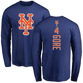 Men's New York Mets Terrance Gore Royal Backer Long Sleeve T-Shirt