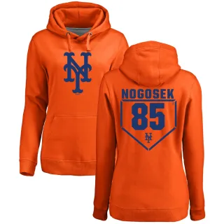 Women's New York Mets Stephen Nogosek Orange Branded RBI Pullover Hoodie -