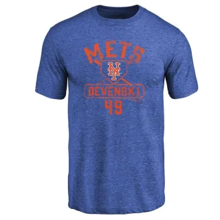 Youth New York Mets Chris Devenski Royal Base Runner T-Shirt