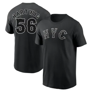 Youth New York Mets Grant Hartwig Black 2024 City Connect T-Shirt