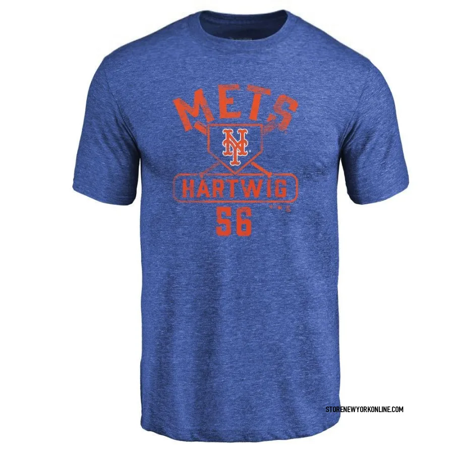 Youth New York Mets Grant Hartwig Royal Base Runner T-Shirt