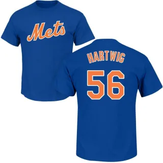 Youth New York Mets Grant Hartwig Royal Roster T-Shirt