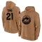 Youth New York Mets Jonah Tong Brown 2023 Salute to Service Club Pullover Hoodie