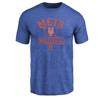 Youth New York Mets Patrick Mazeika Royal Base Runner T-Shirt