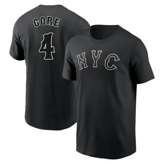 Youth New York Mets Terrance Gore Black 2024 City Connect T-Shirt