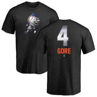 Youth New York Mets Terrance Gore Black Midnight Mascot T-Shirt